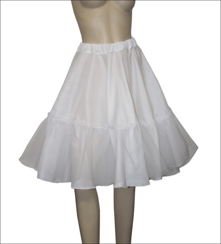 50er 60erjahre petticoat weiß - 50er,