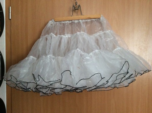 Weißer petticoat mit - weißer,