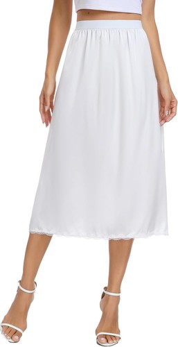 Damen satin petticoat - damen,